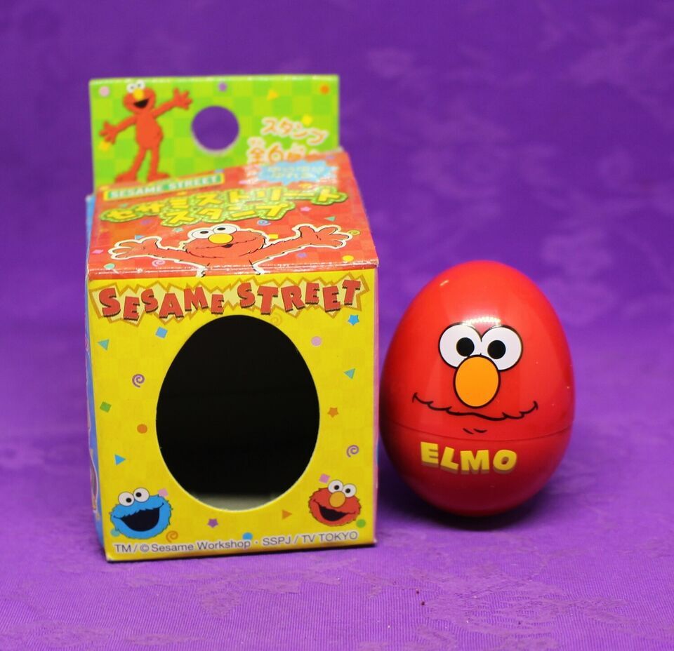 Sesame Street Craft Stamp Egg Figure Japan Rare YJ098 | eBay