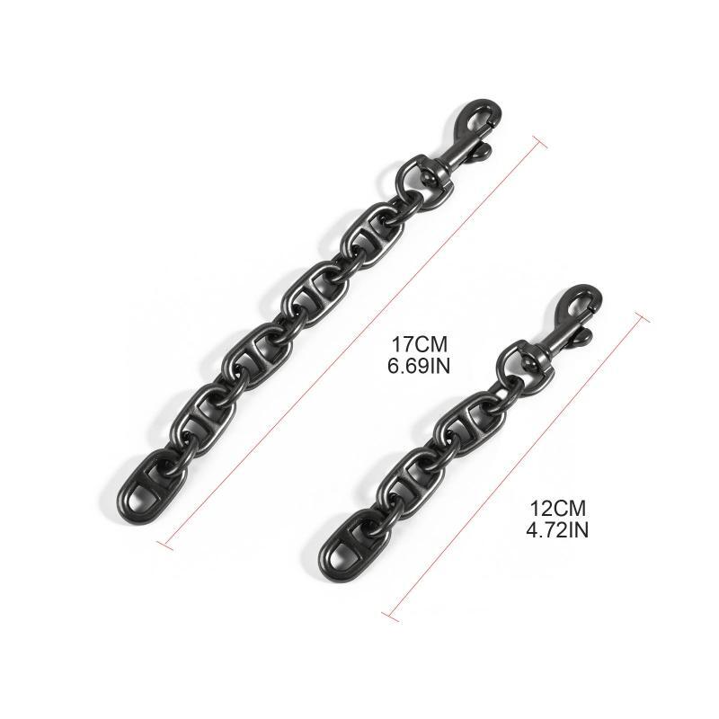 Metal Bag Chain DIY Handbag Strap Extender with Buckles for Crossbody