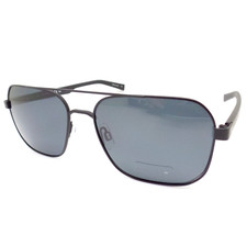 Nautica N5143S 005 Black Grey Polarized 58mm New Authentic Sunglasses