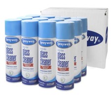 Glass Cleaner Streak-Free Ammonia-Free Heavy-Duty Fresh Scent Sprayaway 12-pack