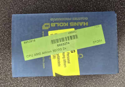 AMD Athlon 3000G (2C/4T) 3.5Ghz 35W TDP Socket AM4 TRAY CPU NEU