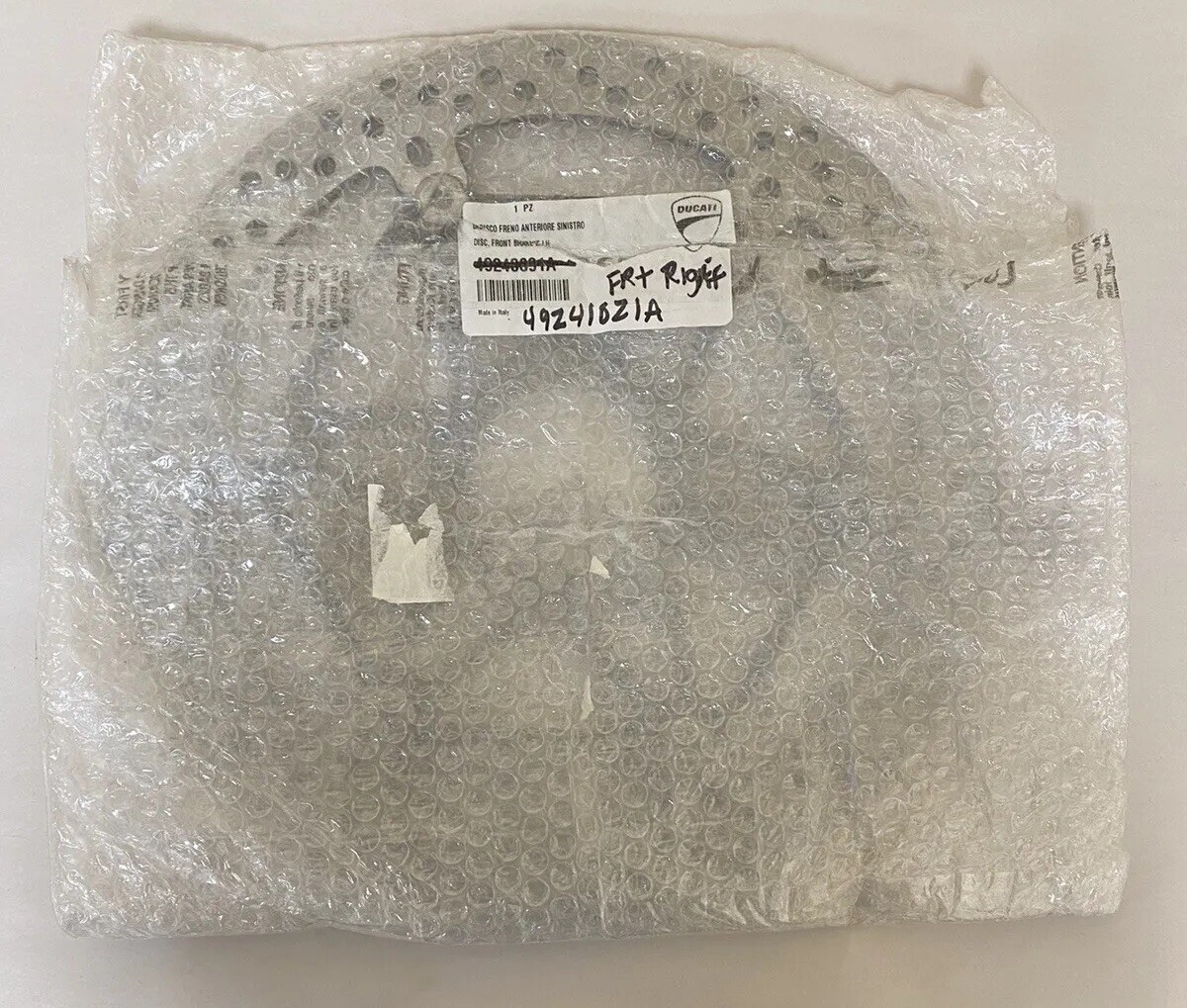 2008-2012 Ducati Superbike Front Right Brake Disc OEM #49241021A