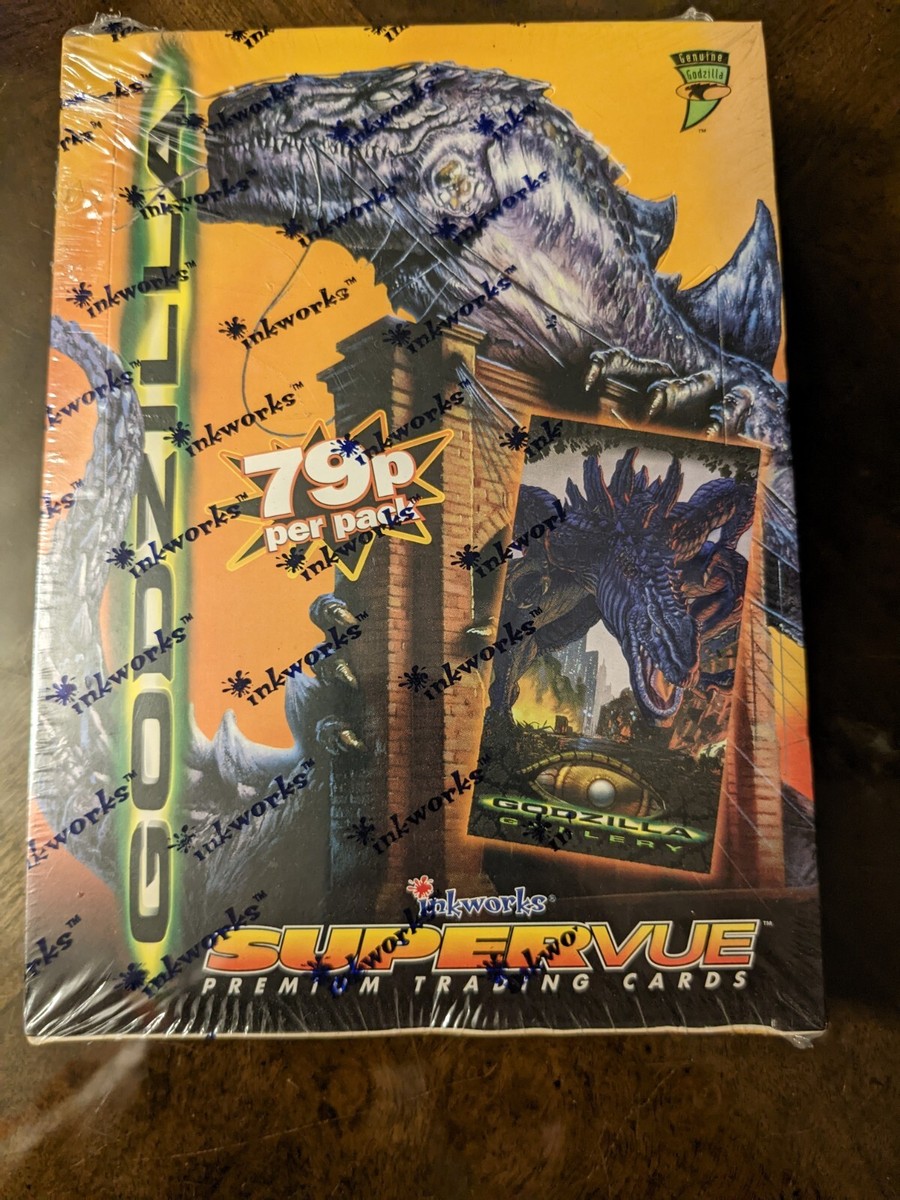GODZILLA SUPERVUE PREMIUM TRADING CARDS NEW IN ORGINAL FACTORY