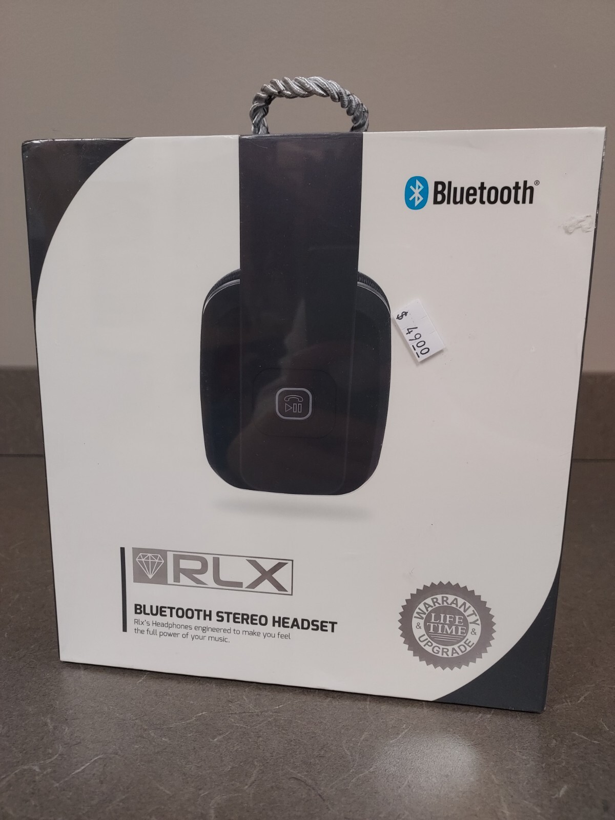 RLX Bluetooth Stereo Headset Black Brand New Sealed