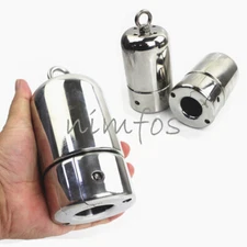 6 Sizes Heavyweight Ball Stretcher Testicles Scrotum Pendant Male Cage Ring Lock