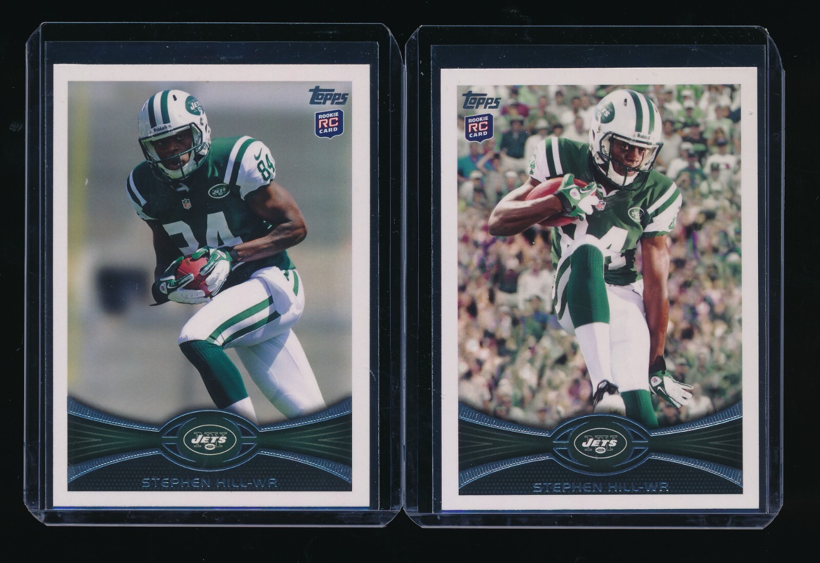 STEPHEN HILL 2012 TOPPS #115B RC ROOKIE SP/(HIGH STEPPING) *NEW YORK JETS*
