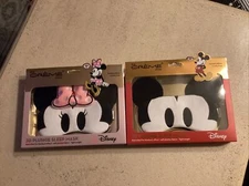 Minnie And Mickey Mouse Disney 3D Plushie Sleep Mask The Creme Shop Cute Pair!