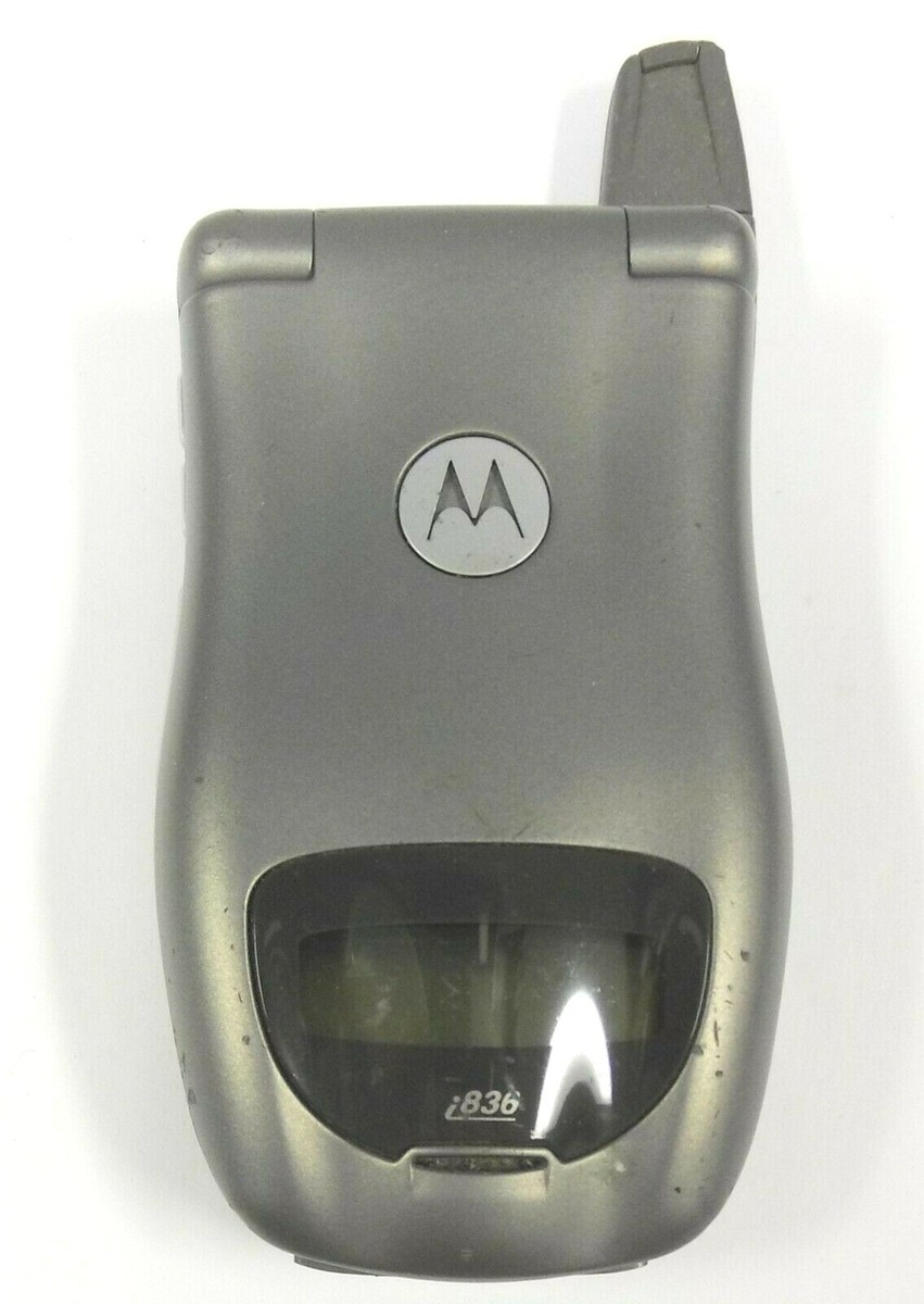 Motorola i series i836 - Gray ( Nextel ) Cellular Flip Phone