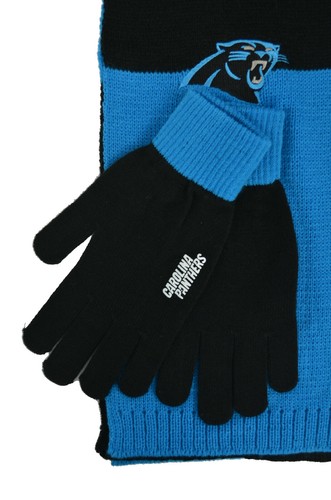 New 3PC NFL Colorblock Scarf & Glove Gift Set - Picture 7 of 39