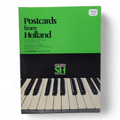 Postcards From Holland Eight Pieces For Piano By Wim Brandse Sheet Music