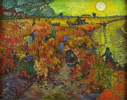 Vincent Van Gogh Artist Oil Painting Canvas Signed Stamped Hand Handmade Vintage
