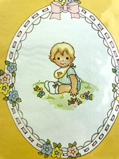 Baby Record Book Vintage 1977 Birth to 7 Years Mary McLain Inscribed Hara Sperry