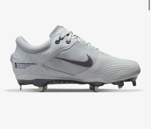 Nike Hyperdiamond 4 ELITE Women's METAL Softball Cleats- CZ5917-004 MSRP $90 - Picture 3 of 6
