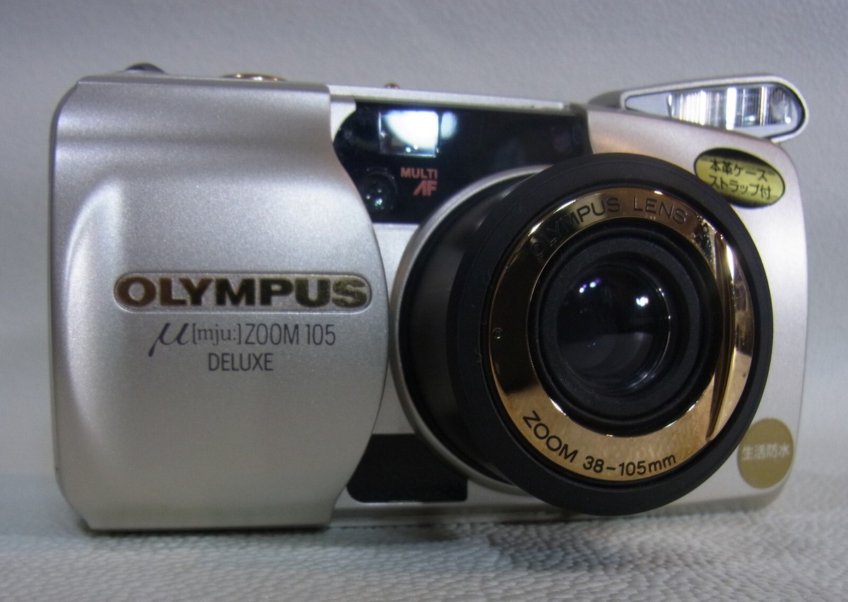 OLYMPUS μ[mju:]-ZOOM 105 DELUXE Olympus μ mju ZOOM 105 DELUXE Mju compact film camera [Excellent