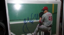 Jerad Eickhoff Philadelphia Phillies Signed 8x10 Photo COA 3