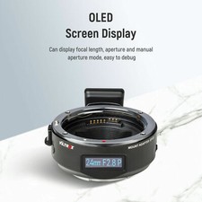 Viltrox EF-E5 OLED AF Lens Adapter for EF Lens to for Sony E A7RIV A9II Camera