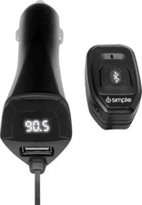 iSimple Bluetooth Car Wireless Bluetooth FM Transmitter with Siri Control