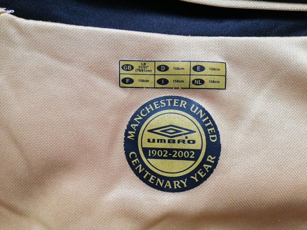 Manchester United 2001 - 2002 Centenary away third shirt jersey