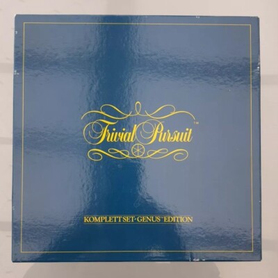 Trivial Pursuit Genuis Edition - Internationales Familien Spiel, komplett Parker