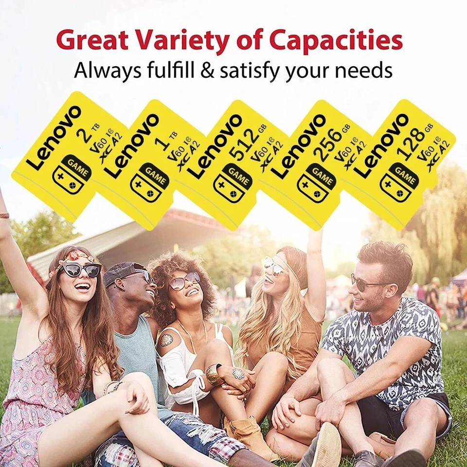 Lenovo 2TB Micro SD Card 4k High Speed High Capacity ****SEE DESCRIPTION **** - Image 3 of 4