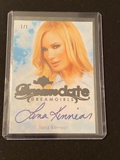 Benchwarmer 2016 Dream Girls Dream Date Black Foil Autograph Lana Kinnear 1/1