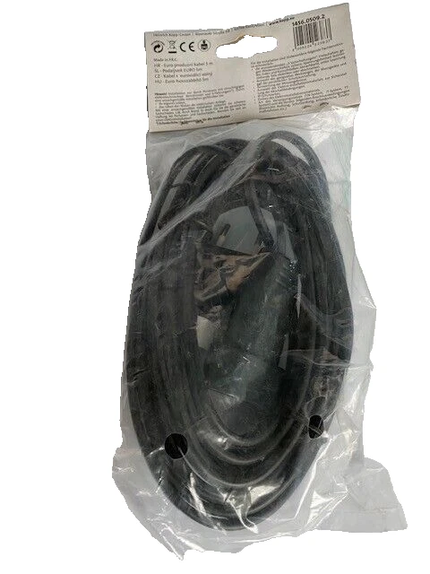 Kopp Verlängerungskabel Euro-Verlängerung, 3m, IP20, 250V (2,5A) 575W, Schwarz - Bild 2 von 2