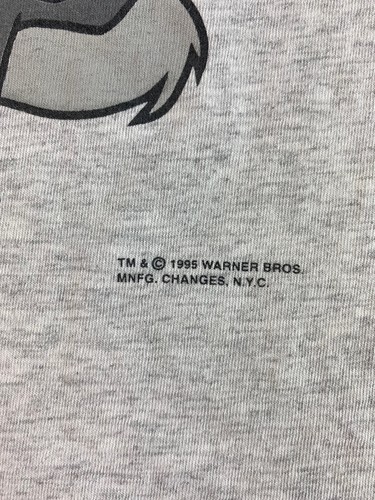Vtg Wile E Coyote Tee Shirt Size XL 🔥 Looney Tunes GeniusWear. 1995 - Picture 5 of 8
