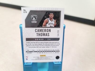 2021-22 Chronicles Cameron Thomas Phoenix /99 Blue C1875 | eBay
