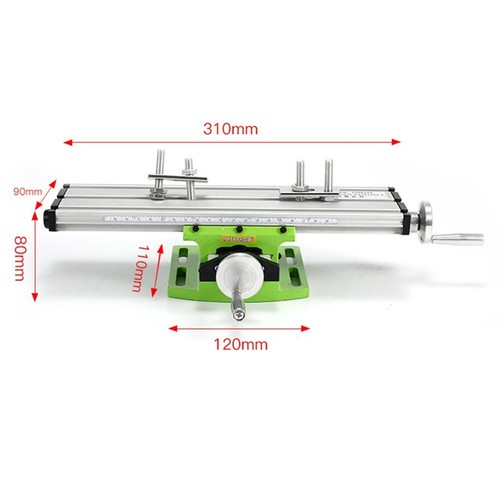 Mini Multifunktion Fräsmaschine Bohrschraubstock Worktable Arbeitstisch XY-Achse - Bild 5 von 11