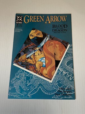 Green Arrow 21 Blood of the Dragon DC Comics Vtg