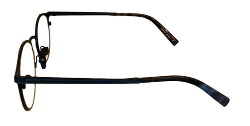 John Varvatos Mens Matte Gunmetal Round Metal Eyewear Frame V168 49mm - Picture 3 of 6