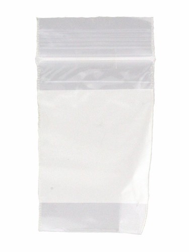 Ziptop 2x3 White Block Re-closeable Poly Bags, 2 mil 100 pack - 第 2/3 張圖片