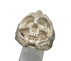 925 Sterling Silver  Vintage Skeleton Head Large Biker Ring Sz 15  RG22306