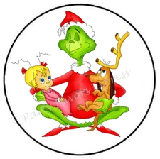 CHRISTMAS VILLAIN ENVELOPE SEALS LABELS STICKERS PARTY FAVORS