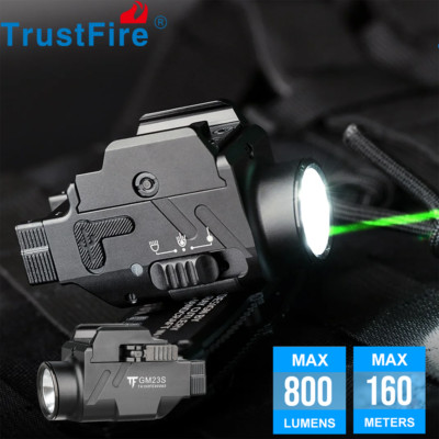 Trustfire GM23S 800 Lumen Grüner Strahl LED-Taschenlampe (Picatinny Rail Mount 