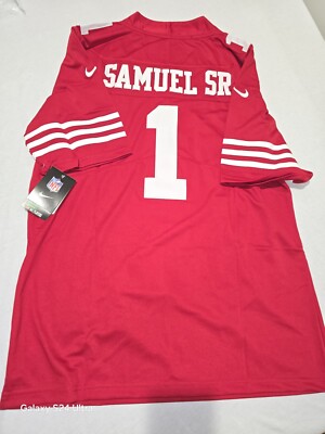 NWT Deebo Samuel #1 Jersey Men's Home Red San Francisco