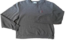 Erin & Sara x Sub Urban Riot Womens Pullover Sweatshirt Sup Gray Medium Designer