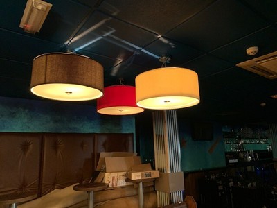 Hanging Ceiling Light Various Colours Quantities Available Brown