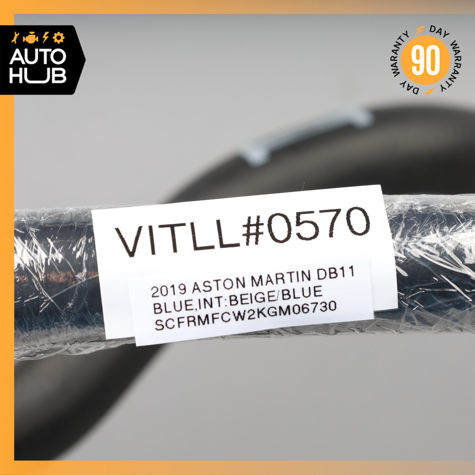 18-23 Aston Martin DB11 4.0L Engine Water Coolant Hose Pipe Line OEM 7k