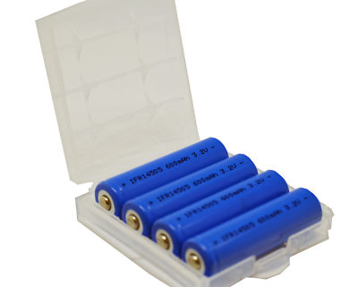4er Pack Lifepo4 Akkus 600 mAh 3,2V AA 14500 14505 Solarlampen langanhaltend