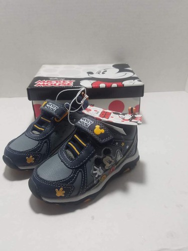 Disney Mickey Mouse Toddler Shoes 7 Gray New - Picture 3 of 5