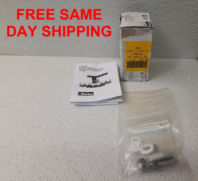 PARKER BALL VALVE REPAIR KIT KITB6LJ2SS ITEM 747325A3 eBay
