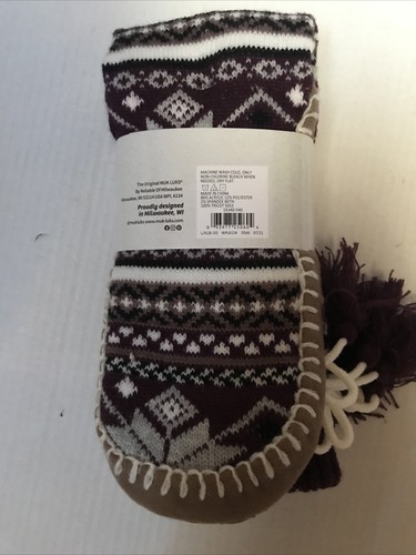 MUK LUK LUK EES WOMEN'S SLIPPER SOX Multi Color SIZES: L/XL (8-10) (7-FD-6) - Picture 3 of 8