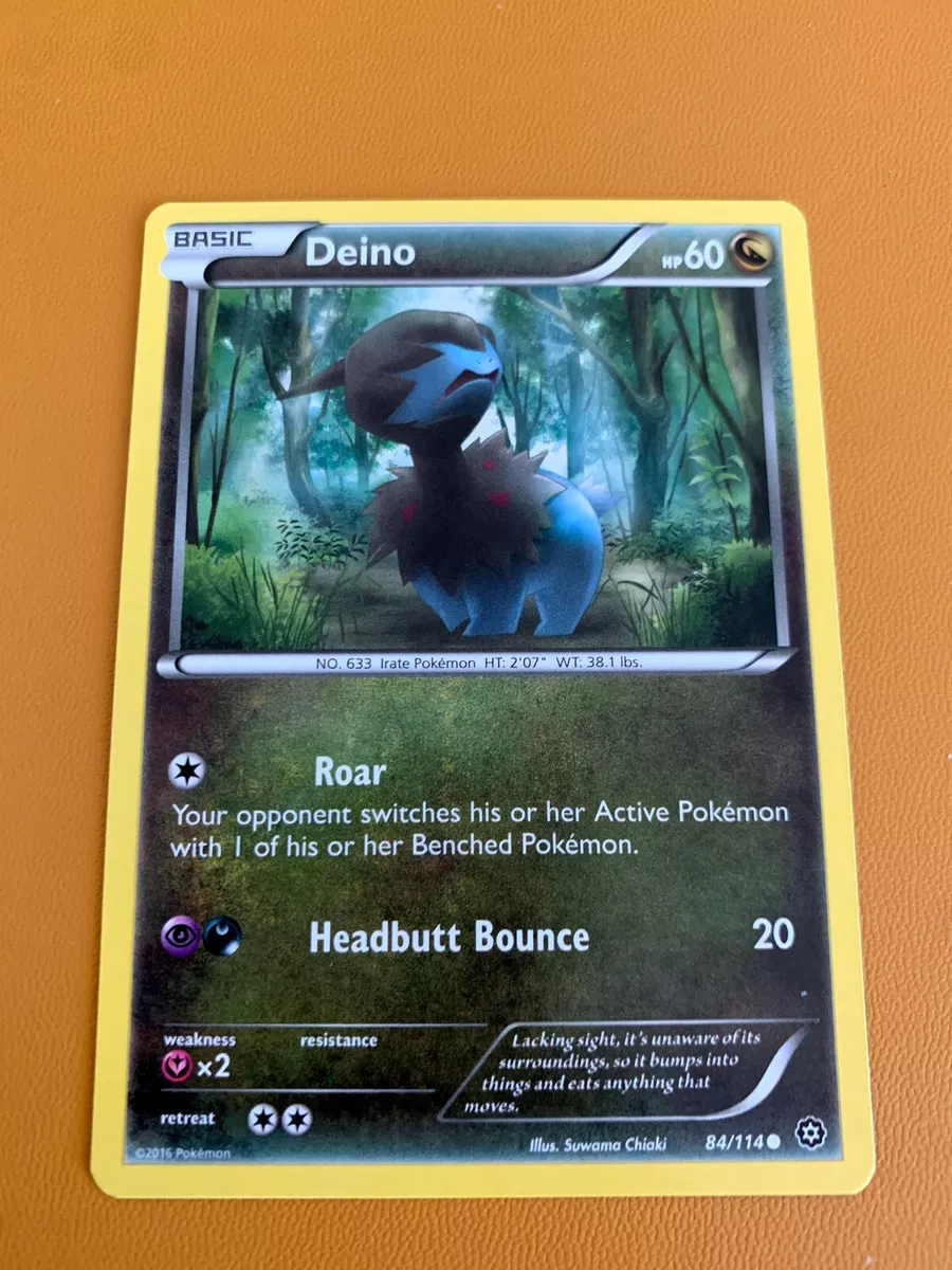 Pokemon - Deino (84/114) - XY Steam Siege : Toys & Games