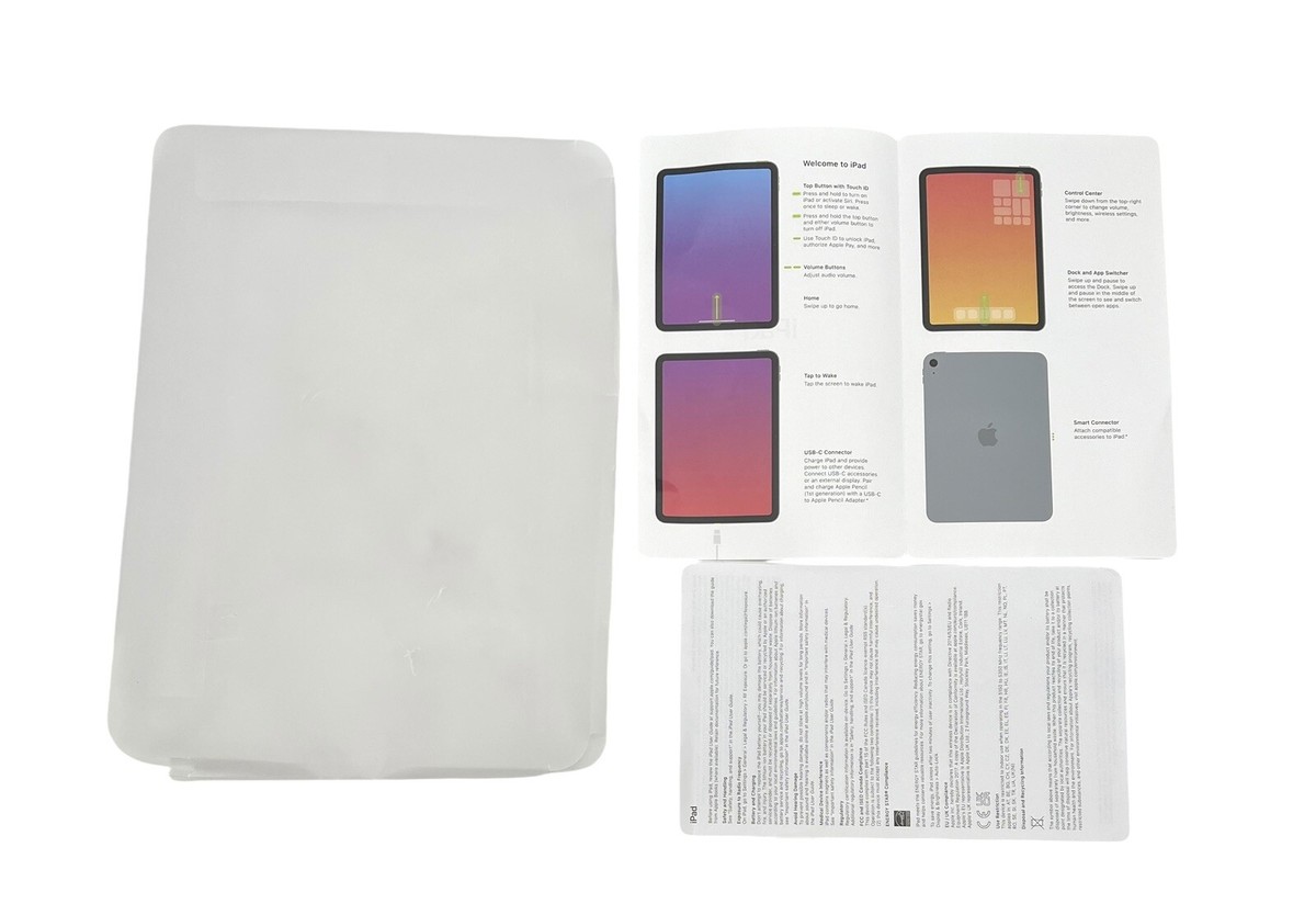 iPad (10th generation) Wi-Fi + Cellular 64GB- BOX & Inserts ONLY