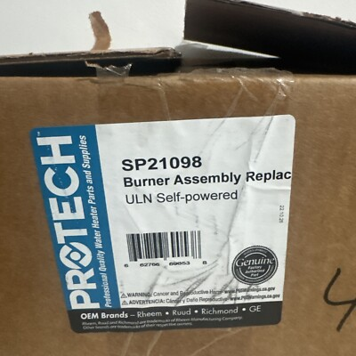#ad SP21098 Rheem Ruud Richmond GE Burner Assembly Ultra Low Nox Self Powered OEM $223.99