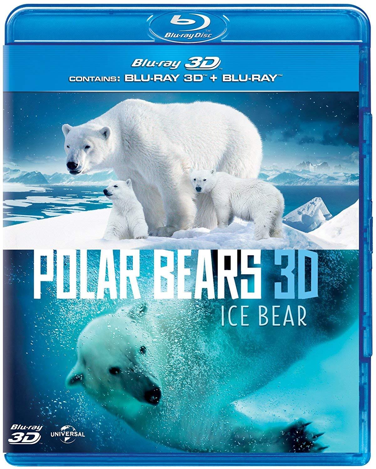 Polar Bears 3D: Ice Bear (Blu-ray 3D + Blu-ray) (Blu-ray)