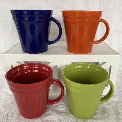 Rachael Ray Double Ridge, Set of 4 Multi Color Coffee Mugs (more Available) - Picture 2 of 6