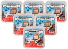 Pine Tree Farms Hi-Energy Suet Cakes Wild Bird Food 12 oz 6 Pack
