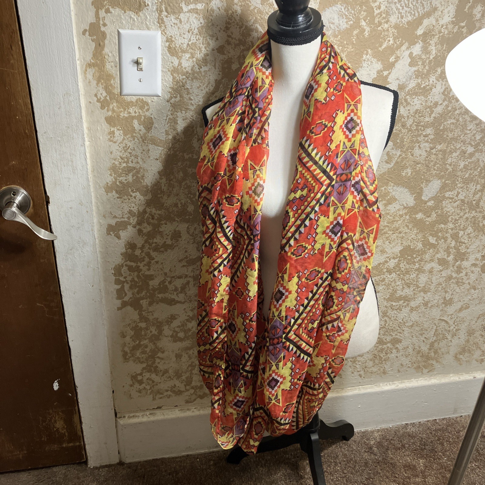 Infinity Scarf 40” Wide Lightweight Polyester Mul… - image 2